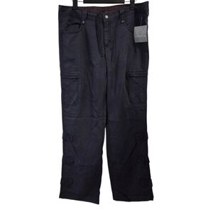 Athleta # 861873 Navy Adjustable Leg Cargo Hiking Utility Pants